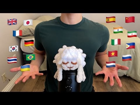 ASMR | Counting you to sleep in 17 different languages