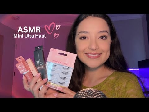 ASMR ✨Mini Ulta Haul/trying on products✨