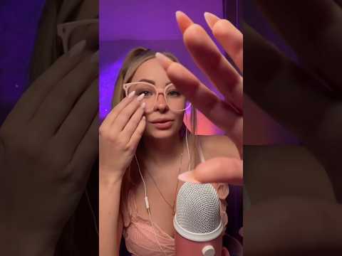 ASMR for sleep #asmr #glasses #tapping #personalattention #triggers #mouthsounds #tingles #kisses s