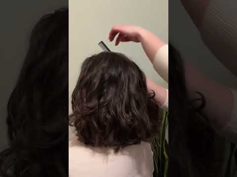 ASMR Hair Teasing #hair #hairstyle #relaxing #asmrforsleep #extratingles #oddlysatisfying #tingles