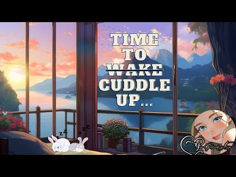 ASMR| Yourgirlfriend Makes You Stay in Bed and Cuddle 💕 [On Vacation] [Waking Me Up]