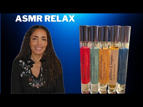 ASMR ADORMECENDO COM PERFUMES E SUSSURROS 🔴 ATELIER COLOGNE