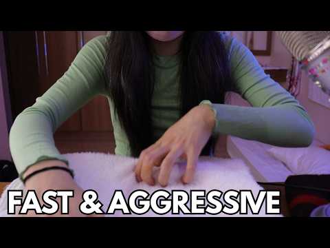 ASMR FAST & AGGRESSIVE FABRIC SCRATCHING (NO TALKING)