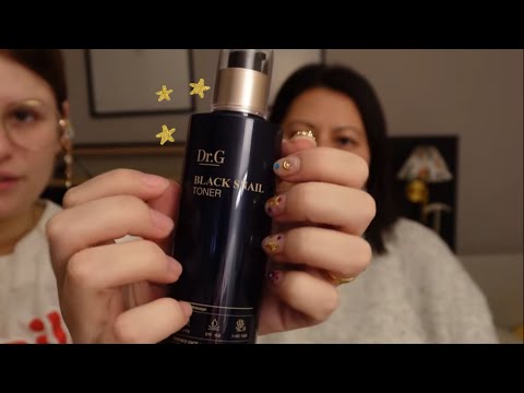 asmr le hago SKINCARE COREANO a mi mamá