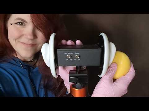 ASMR - Ear Palpating, Washing and Gentle Care - Whispered and Soft Spoken