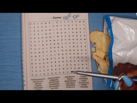 GAMES WORDSEARCH ASMR CRUNCHY UTZ EATING SOUNDS