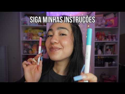 ASMR | INSTRUÇÕES RÁPIDAS para quem precisa DORMIR AGORA