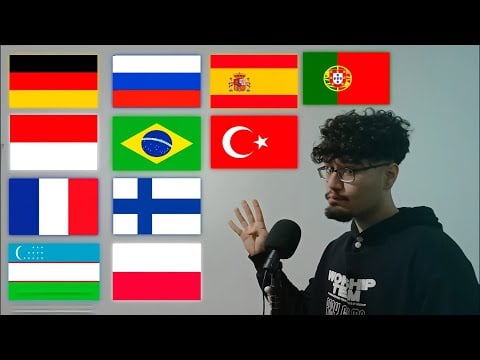 ASMR - Pronouncing Sentences in 10 Different Languages at 4 Levels (From Easy to Challenging!)