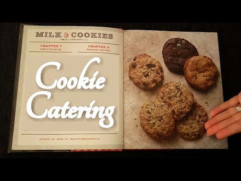 ASMR Cookie Catering Role Play (Milk & Cookies)