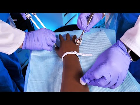 ASMR Neurology Nerve Exam | Sensation and Proprioception Testing