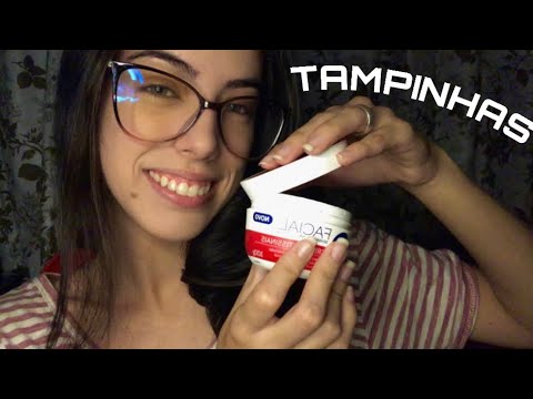 ASMR- ESSAS TAMPINHAS VÃO TE DEIXAR COM MUITO SONO!