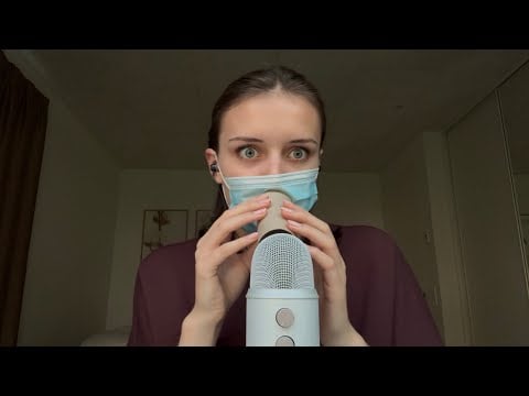 ASMR | 5 min. Fast Masked Mouth Sound 