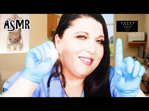 ASMR 1 Minute ⏰ Cranial Nerve Exam (Soft Spoken) (Gloves, Light Triggers) Medical RP