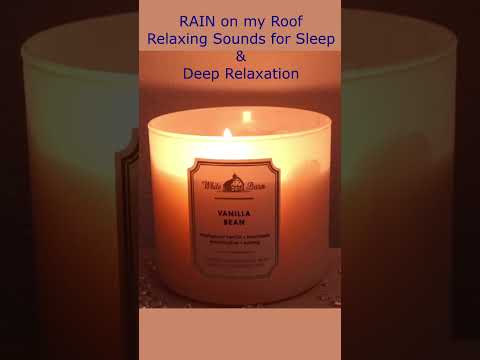 ASMR RAIN on my Roof ~ Relaxing Sounds ~ No Thunder #asmr #notalkingasmr #asmrsleep #shorts