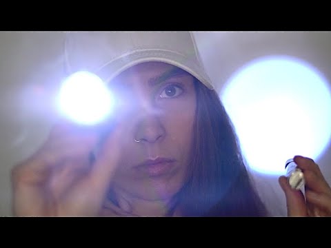 [ASMR] 🔦 BRIGHT Light Triggers for SLEEPING! 😴 Heavy Rain & NO TALKING 🤐☔️