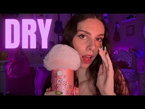 ASMR | Dry Mouth Sounds ONLY for Intense Tingles!✨