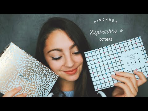 ASMR FRANCAIS ♡ Birchbox de Septembre & Octobre ♡