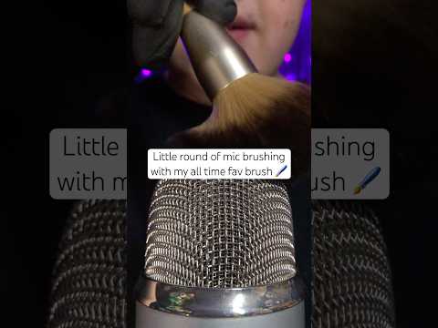 Eine kleine Runde Mic brushing zum einschlafen! 🩵 #asmr #jonathanasmr #einschlafhilfe
