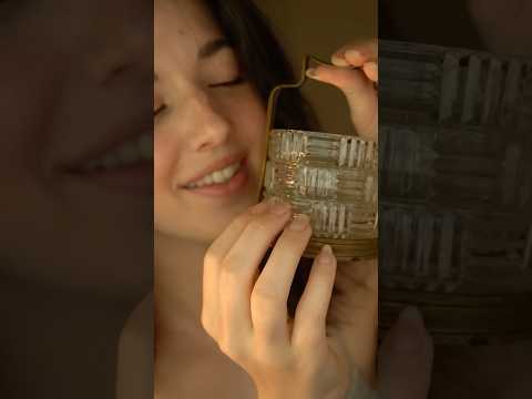 #ASMR Textured glass tapping & scratching #asmrvideos #relax
