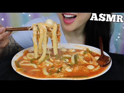 ASMR LONG NOODLE CHEESY DDUKBOKKI (EATING SOUNDS) NO TALKING | SAS-ASMR