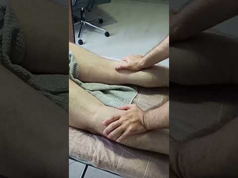 Massage with the most relaxing techniques for the back of the thighs #satisfying #relaxing #asmr