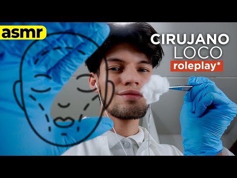 ASMR CIRUJANO LOCO - Asmr para dormir - ASMR Español - Mol asmr