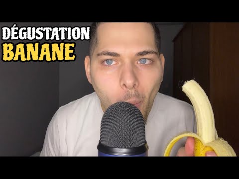 ASMR Français : DÉGUSTATION BANANE 🍌 