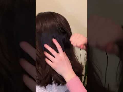 ASMR Hair Pull Head Massage #hairplay #headmassage #asmrforsleep #oddlysatisfying
