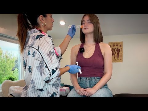 ASMR Cranial Nerve Exam, Back & Scalp Check | ‘Unintentional’ Style Soft Spoken Role-play