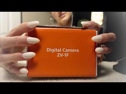 [ASMR] ✨New✨ Sony ZV-1F Unboxing | test at end (soft spoken)