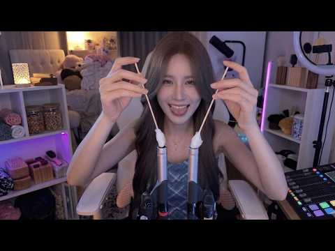 Brain Melting Helicopter Ear Cleaning ASMR  Intense 3D Binaural Tingles