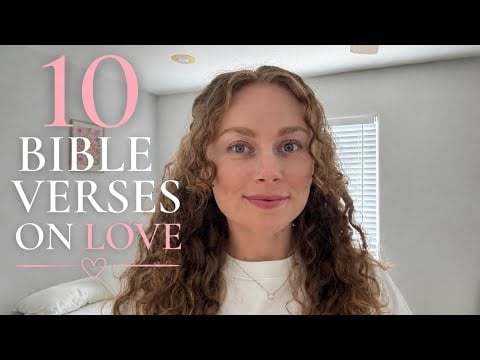 Christian ASMR 10 Bible Verses on Love ✨
