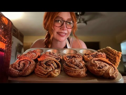 ASMR Baking Autumn Brioche Buns 🍂(Close Whispered Voiceover)