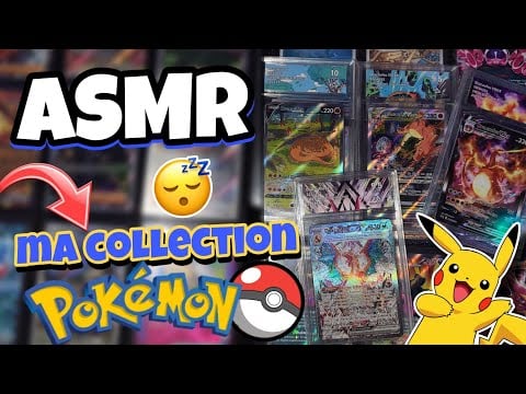 ASMR Français • Ma COLLECTION DE CARTES POKEMON ULTRA RARE 😴😊 (INCROYABLE) #2