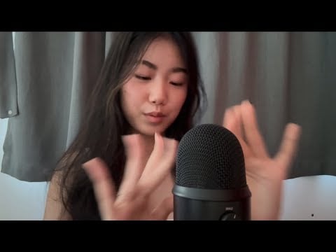 ASMR close up tingly whispers & mouth sounds