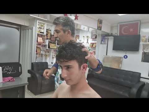 PERFECT MASSAGE FROM MUNUR ONKAN TO THE YOUNG MAN! HAIR WASH WITH MINERAL WATER, PERFECT RELAXATION