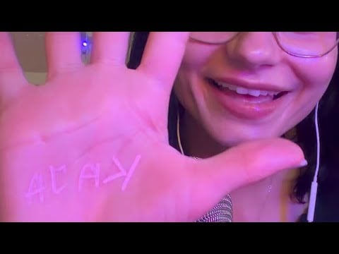 Spit Painting your name ASMR 