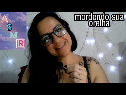 ASMR-MORDENDO SUA ORELHA VC VAI SE ARREPIAR👂💋