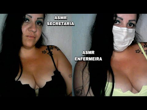 ASMR-SECRETARIA X ENFERMEIRA #asmr #rumo1k #arrepios #asmrsounds