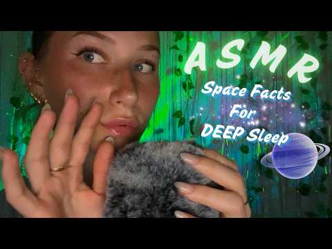 ASMR Relaxing Space Facts for DEEP Sleep 🪐✨| Close Whispering, Binaural Sounds, Relaxing Visuals