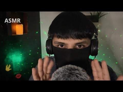 ASMR Hands Sounds👋y Mouth Sounds💋 + Sonido de lluvia 🌧️ y Chicle