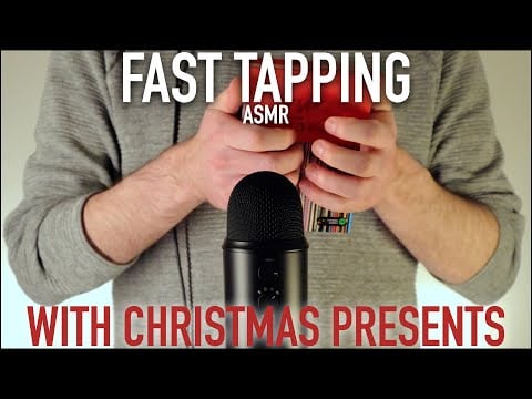 ASMR Fast Tapping On My Christmas Presents (No Talking)