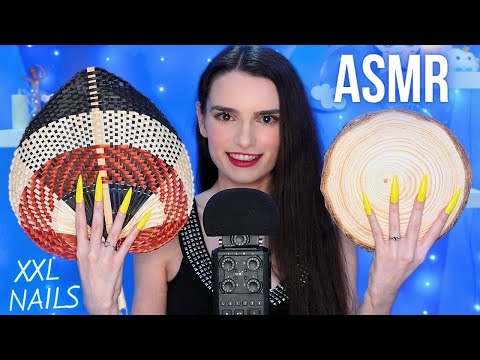 ASMR Brain Penetrating Triggers with XXL NAILS 🤤 Mic Scratching , Tapping , Massage & More for Sleep