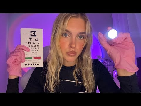 ASMR a very quick cranial nerve exam 🩺 | whispered roleplay
