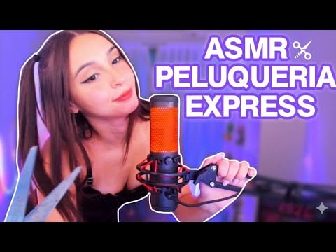 ASMR CORTE EXPRESS ✂️ Triggers de Tijeras + Atención Personal