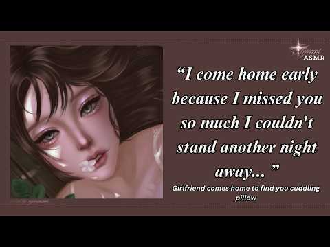 girlfriend comes home to find you cuddling pillow [KISSES SLEEPAID] [clingy appreciation!] [comfort]