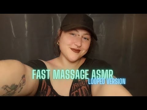 ASMR Fast and Aggressive Massage 💤🖤💤 Neck, Face, Arm and Head Massage ...