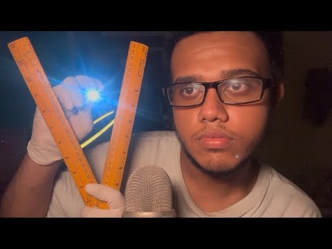 ASMR Fast Cranial Nerve Exam till you pass out