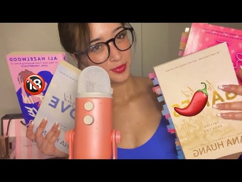 ASMR Spicy Book Close Up Rambling 🌶️