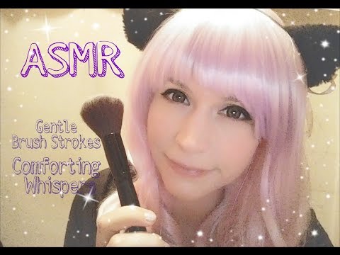 ASMR Gentle Brush Strokes & Comforting Whispers